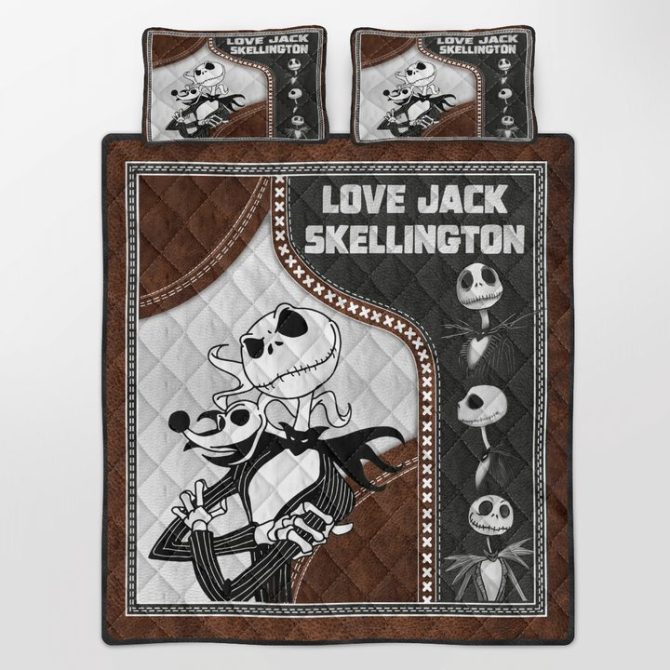 Cozy Jack Skellington Themed Bedding Set – Perfect For Nightmare Before Christmas Fans! - Image 3