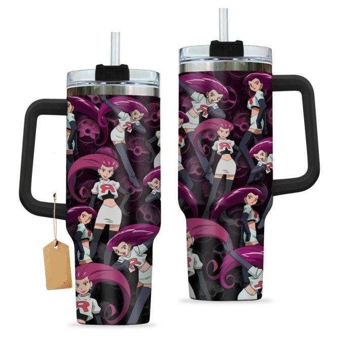 Anime Character Tumbler Cup With Handle & Straw – Vibrant Design, 40Oz Capacity