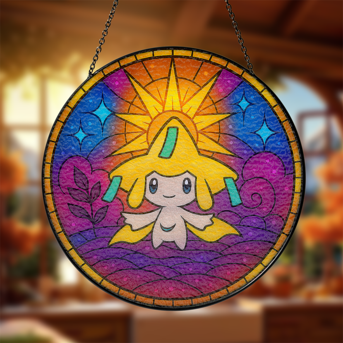 Charming Stained Glass Sun Catcher – Vibrant Handmade Art For Home Decor