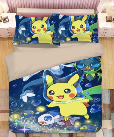 Cozy Cartoon Character Twin Bedding Set - Vibrant Kids Room Decor & Gift Idea