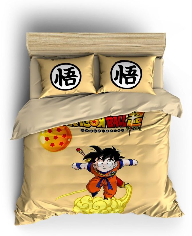 Cozy Dragon Ball Super Bedding Set - Anime Fans' Dream Comforter & Pillowcases