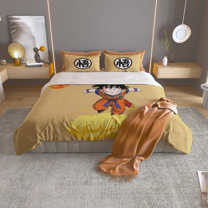 Cozy Dragon Ball Super Bedding Set - Anime Fans' Dream Comforter & Pillowcases - Image 3