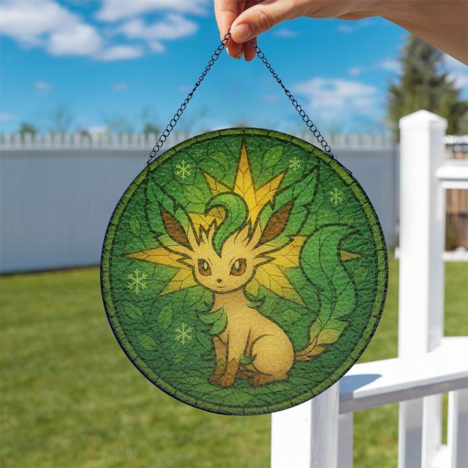 Stunning Leaf-Inspired Stained Glass Suncatcher For Cozy Home Decor - Image 2