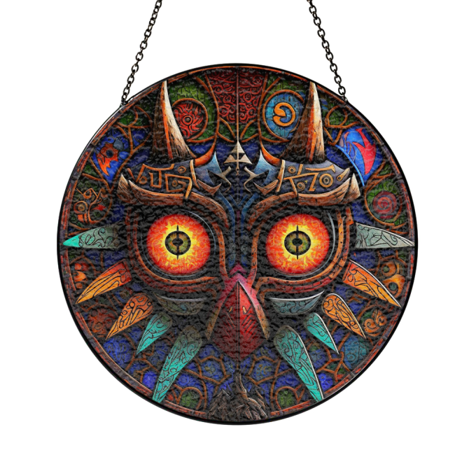 Vibrant Tribal Owl Wall Art - Handcrafted Multicolor Metal Decor For Home & Garden - Image 3