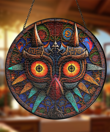 Vibrant Tribal Owl Wall Art - Handcrafted Multicolor Metal Decor For Home & Garden