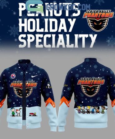 Festive Lehigh Valley Phantoms Holiday Jacket – Perfect Winter Sports Gear For Fans!