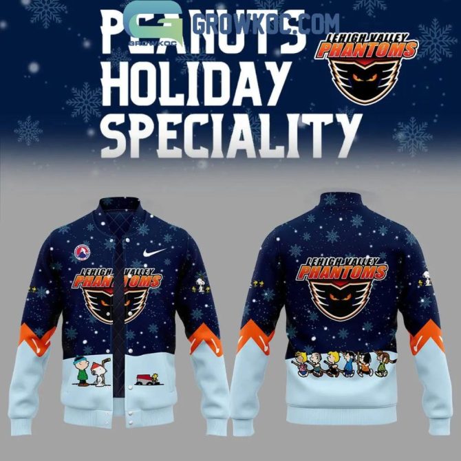 Festive Lehigh Valley Phantoms Holiday Jacket – Perfect Winter Sports Gear For Fans!