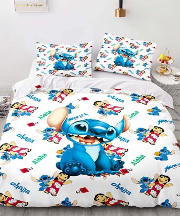 Kids' Cartoon Character Bedding Set - Fun & Cozy Duvet Cover With Pillowcases