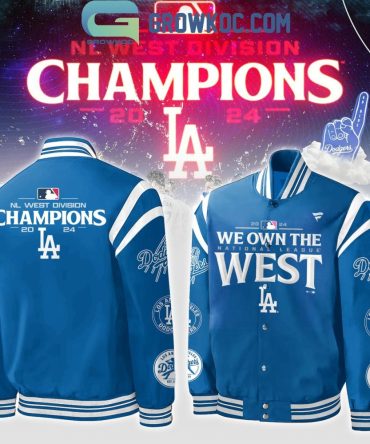 2024 La Dodgers Champions Jacket - Celebrate Nl West Victory In Style!