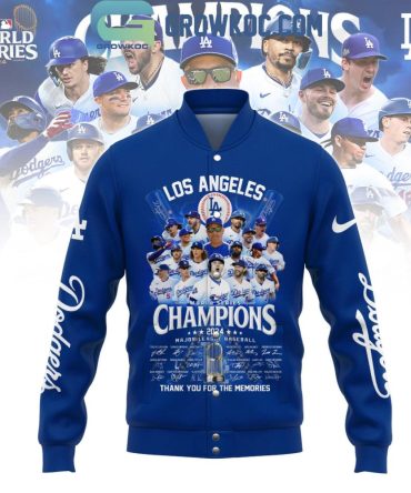 Celebrate La Dodgers 2024 World Series Win - Limited Edition Champions Jacket