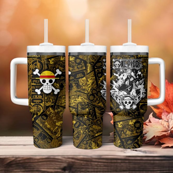 Adventure-Ready One Piece Stainless Steel Tumbler With Handle & Straw - 32Oz Leak-Proof Travel Mug