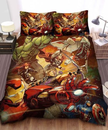 Epic Superhero Bedding Set - Queen Size, Ultra-Soft, Vibrant Colors, Perfect For Fans!