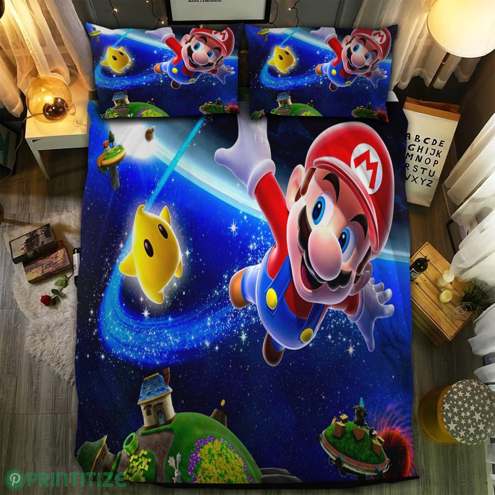 Super Mario Galaxy Bedding Set – Cozy Gamer'S Paradise For Kids & Adults - Image 2