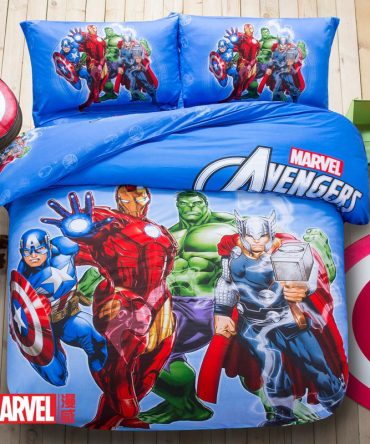 Marvel Avengers Kids Bedding Set - Superhero Twin Comforter & Pillowcases For Ultimate Sleep Adventure