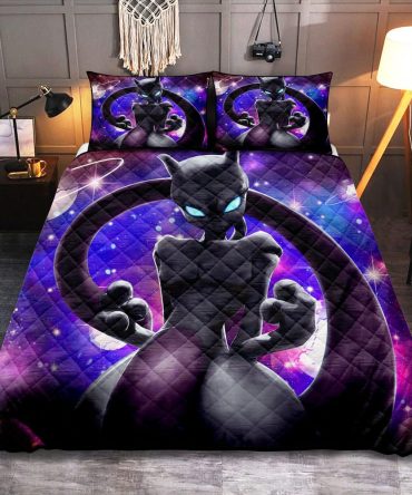 Galaxy-Themed Anime Comforter Set – Cozy Bedding With Pillowcases, Vibrant Colors
