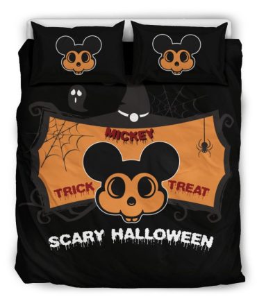 Spooky Halloween Bedding Set - Trick Or Treat Ghost & Spider Design - Cozy & Fun!
