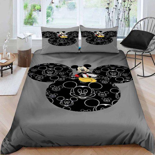 Mickey Mouse Bedding Set - Soft, Stylish, Perfect For Kids' Rooms - Twin/Full/Queen Size Available