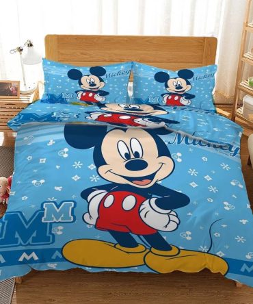Cozy Disney Mickey Mouse Bedding Set - Twin Size, Soft & Durable, Perfect For Kids' Rooms