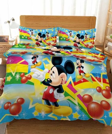 Colorful Cartoon Character Bedding Set - Soft, Cozy & Fun For Kids' Rooms - Twin/Full Sizes Available