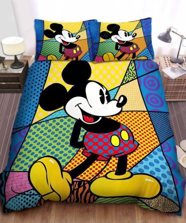 Vibrant Cartoon Character Bedding Set - Twin/Full Size, Cozy & Colorful Design For Kids' Rooms