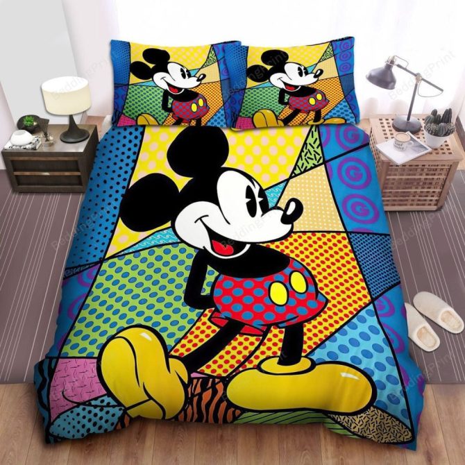 Vibrant Cartoon Character Bedding Set - Twin/Full Size, Cozy & Colorful Design For Kids' Rooms