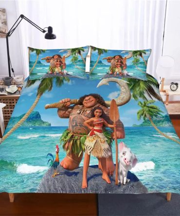 Kids' Tropical Adventure Bedding Set - Double Bed - Soft & Cozy - Vibrant Ocean Design