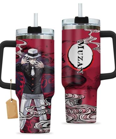 Anime Villain Tumbler With Handle - Insulated Travel Mug For Fans, 20Oz