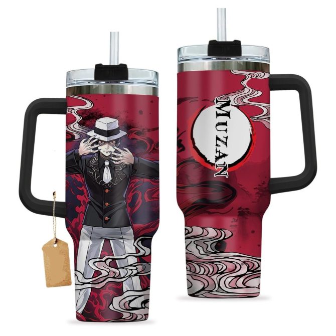 Anime Villain Tumbler With Handle - Insulated Travel Mug For Fans, 20Oz
