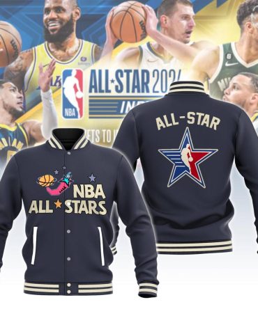 Nba All-Star 2024 Jacket - Premium Varsity Style With Iconic Logo