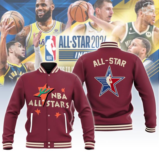 Nba All-Star 2024 Jacket - Authentic Limited Edition Varsity Style