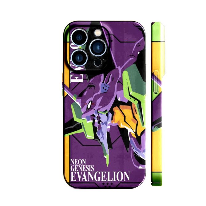 Neon Genesis Evangelion Iphone Case – Vibrant Anime Design For Fans - Image 2