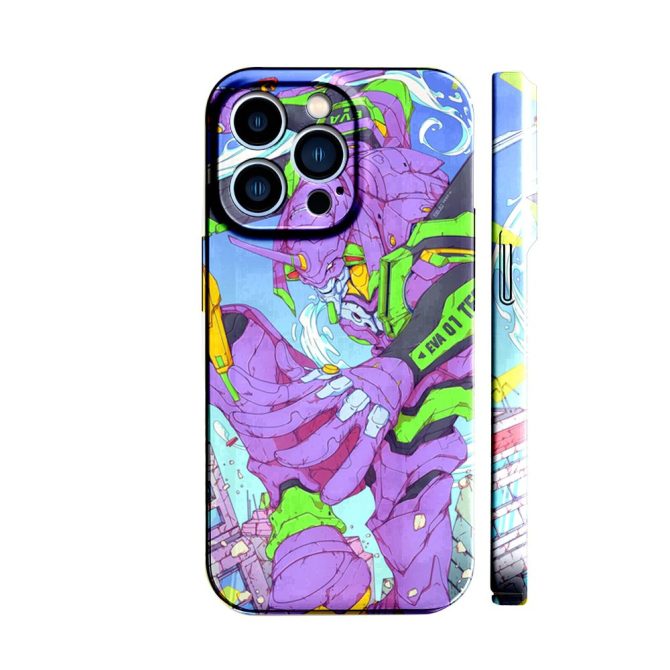 Vibrant Mecha Iphone Case - Anime-Inspired Design, Shockproof Protection