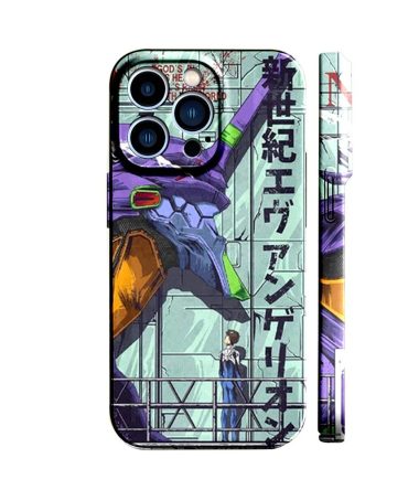 Neon Genesis Evangelion Anime-Inspired Phone Case: Futuristic Mecha Design - Stylish Protection For Your Device