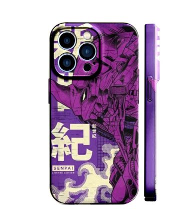 Limited Edition Anime-Inspired Purple Phone Case - Durable, Stylish & Unique