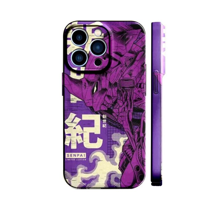 Limited Edition Anime-Inspired Purple Phone Case - Durable, Stylish & Unique