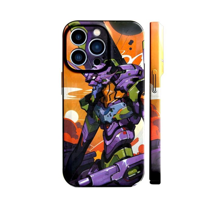 Vibrant Mecha-Themed Iphone Case - Durable, Stylish & Unique Design For Tech Lovers