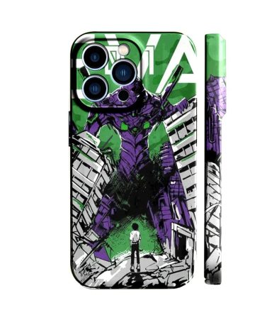 Anime-Inspired Iphone Case - Vibrant Mecha Design For Stylish Protection