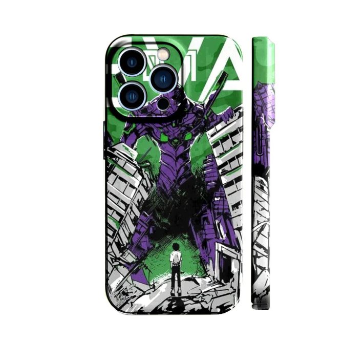 Anime-Inspired Iphone Case - Vibrant Mecha Design For Stylish Protection