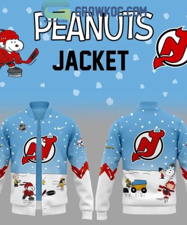 Cozy Peanuts Hockey Jacket - Fun Winter Style With Cartoon Characters
