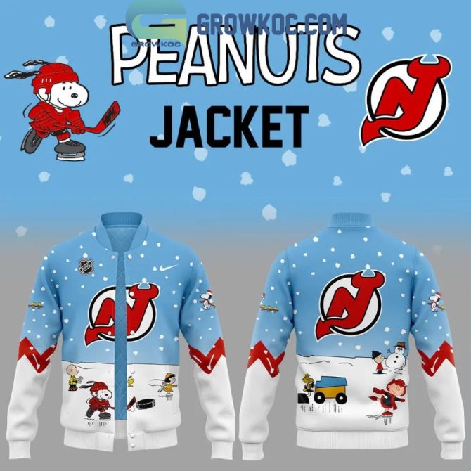 Cozy Peanuts Hockey Jacket - Fun Winter Style With Cartoon Characters