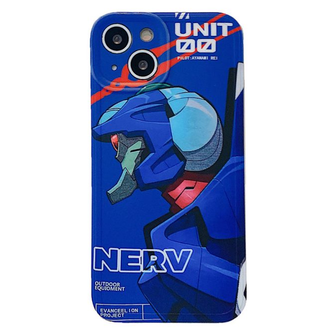 Anime-Inspired Blue Mecha Phone Case - Durable, Stylish, Perfect Gift! - Image 2