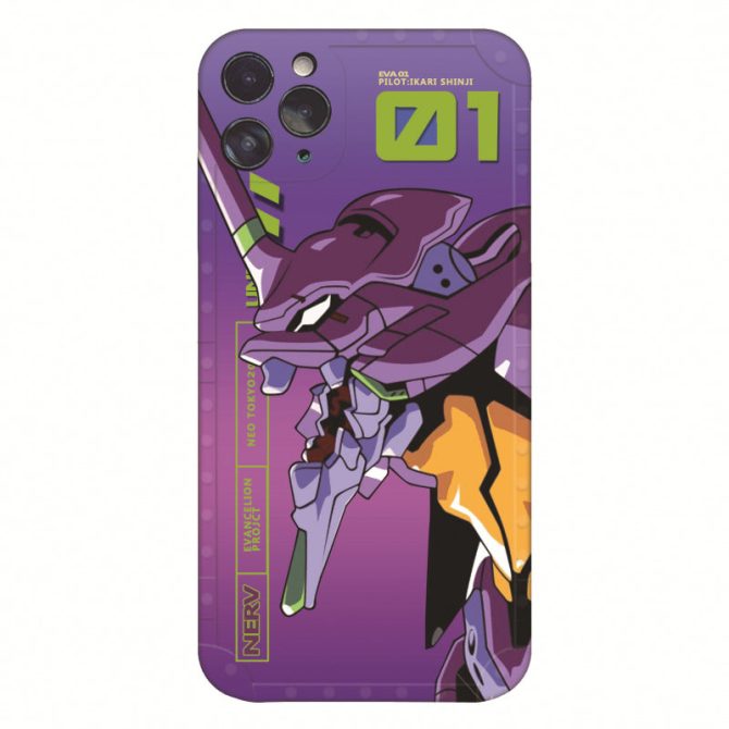 Stylish Eva Unit-01 Phone Case - Durable, Vibrant Design For Anime Fans - Fits Most Smartphones