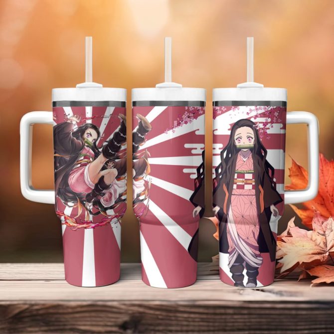 Anime Character Tumbler With Handle & Straw - Perfect Gift For Fans, 20Oz Leak-Proof Travel Mug