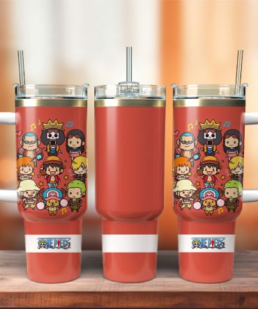 Anime Character Insulated Travel Mug With Handle - Double Wall Vacuum Cup, 20Oz Leak-Proof Tumbler With Straw