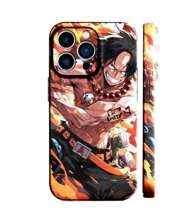 Flame Warrior Anime Iphone Case - Stylish Protective Cover For Fans