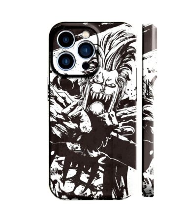 Bold Anime Style Iphone Case - Shockproof, Graphic Design, Perfect Fit For Fans!