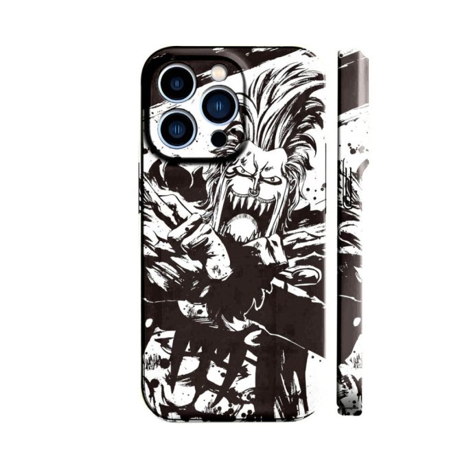 Bold Anime Style Iphone Case - Shockproof, Graphic Design, Perfect Fit For Fans!