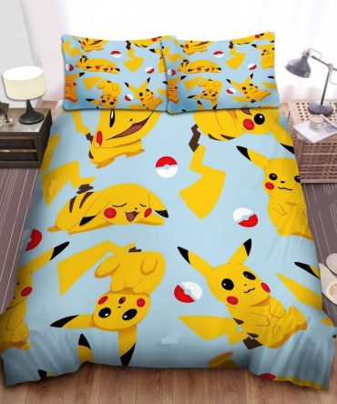 Cozy Pikachu Bedding Set - Cute Pokémon Design For Kids & Fans - Soft & Vibrant!