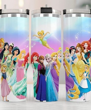 Enchanting Princess Travel Mug - Insulated Tumbler For Disney Lovers