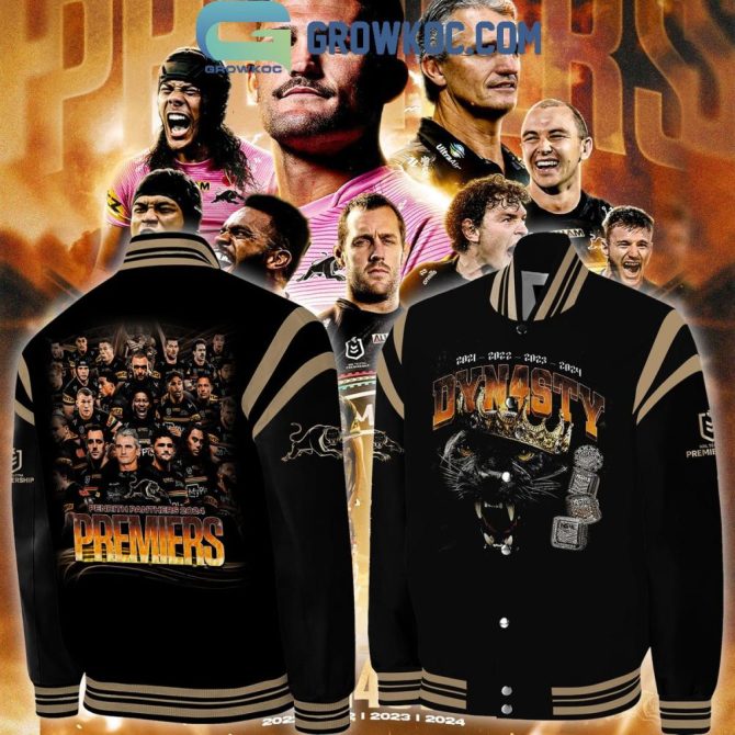 Limited Edition Panthers Premiers Jacket - Celebrate 2021-2024 Dynasty In Style!